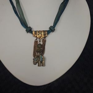 Elephantqtr Necklace & Earrings